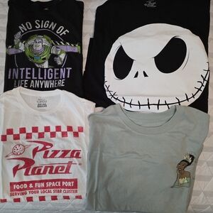 Lot Of 4 Disney Tees